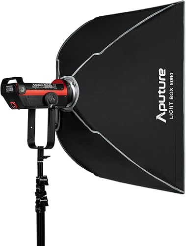 Miniatura 2 de Aputure Caja de luz cuadrada 6090, 23.6 in x 35.4 in, 2.7 lbs, soporte Bowens estándar para Aputure 300DII, 300x, Amaran 60x100d200d100x200x