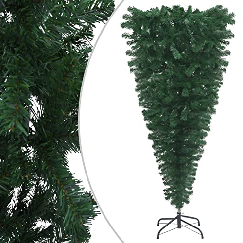 Árvore de Natal artificial invertida com suporte, Chusui árvore de natural, árvore de Natal, árvore de Natal, pinheiro de Natal, pinheiro natal, verde 240 cm