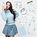 VELVET CAVIAR for iPhone 16 Pro Case Coquette Flowers - Compatible with MagSafe [10ft Drop Tested] - French Blue Floral