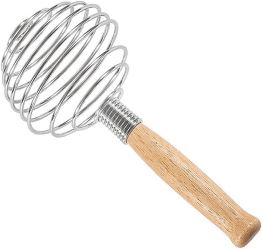 Whisk Manual Stainless Steel Spring Spiral Whisk Cream Mixer Handheld Mini Whisk Mini (Color : A Size