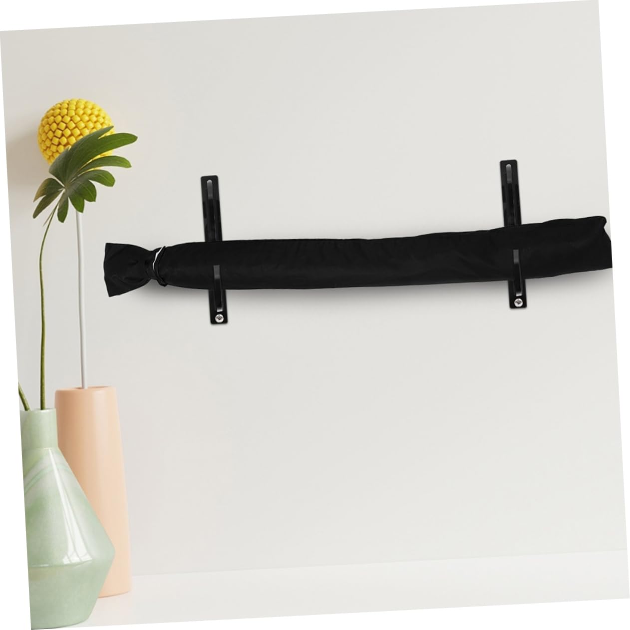 ifundom Soporte de Espada de Pared de Acrílico Negro, 3 Pares
