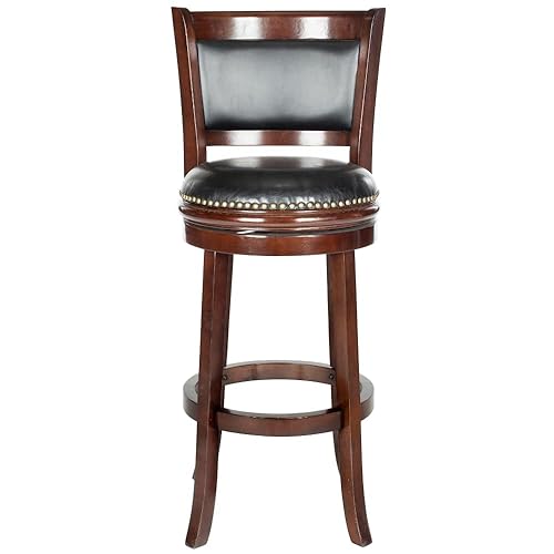 Safavieh Home Collection Brockway Cappuccino 29-inch Bar Stool