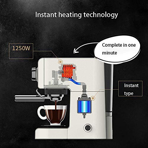 Cafetera Espresso Semiautomática 1.2 L Diseño Retro miniatura 4