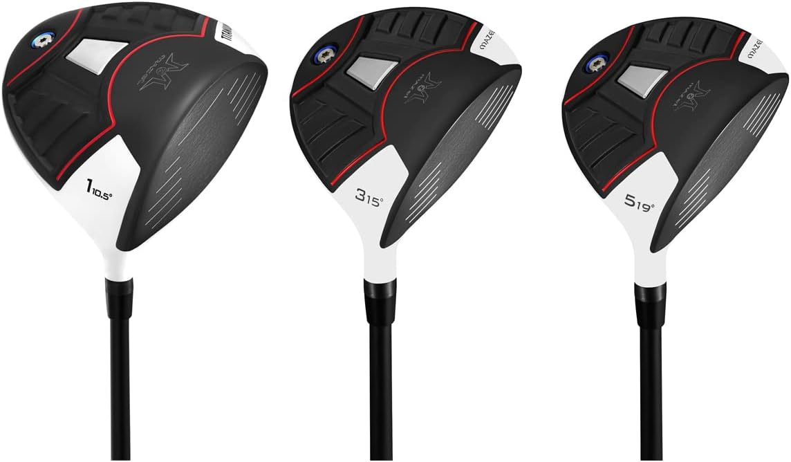 MAZEL Golf Driver,3 Woods,5 Woods,Bundle of 3