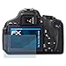 Produktbild atFoliX Schutzfolie kompatibel mit Canon EOS 600D / Rebel T3i Folie, ultraklare FX Displayschutzfolie (3X)