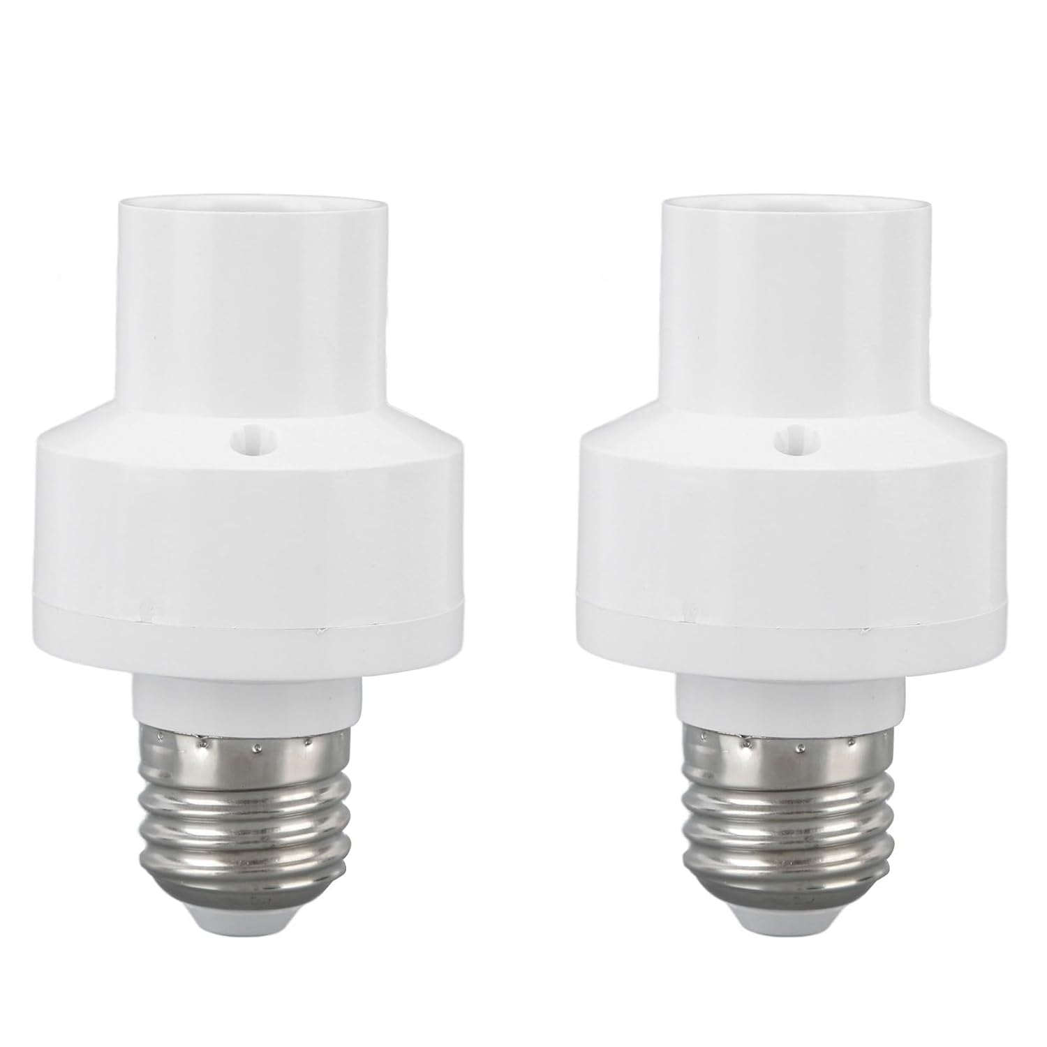 Generic Smart Light Bulb Socket, Wireless Control Lamp Holder Voice Control with E27 Screw Port, for LED CFL Fluorescent Halogen Bulbs 100V 250V