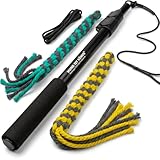 HUND IST KÖNIG Reizangel für Hunde - Profi Hundeangel für ultimativen Spielspaß & körperliche Auslastung - inkl. 2 Tauen + Ersatzseil + eBook - robust & leicht, für große & kleine Fellnasen