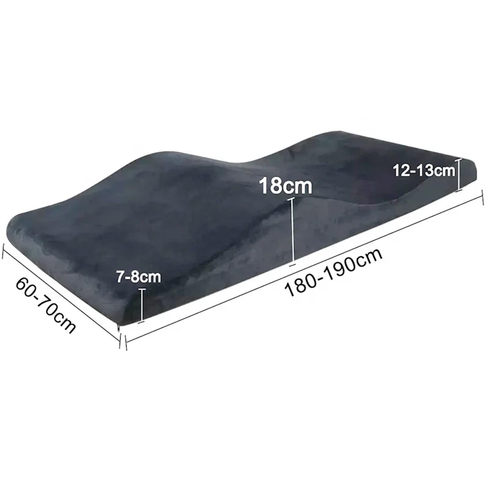Matelas à Cils à Vagues Incurvé pour Salon de Beauté en Éponge