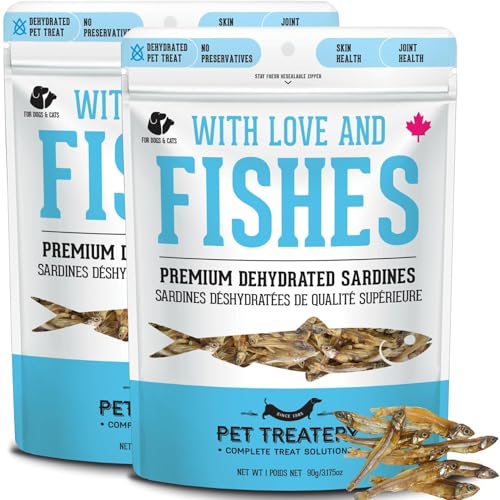 Image of The Granville Island Pet Treatery Sardines for Dogs & Sardines for Cats (6.3 o.z.) - Dehydrated Single Ingredient Dog Treats - All Natural Dog Treats, Grain Free - Training Treats