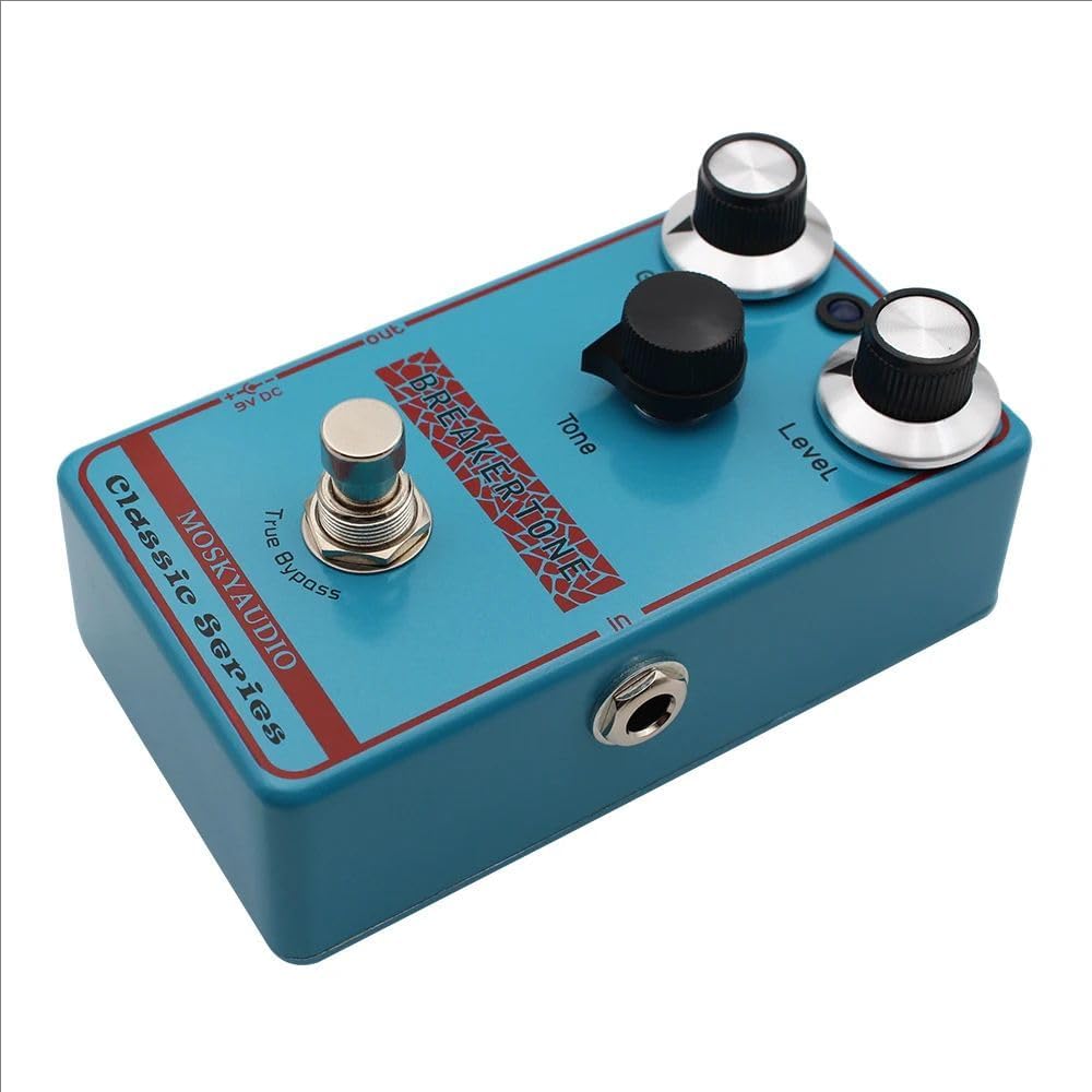 BREAKER TONE Classic Blues Low Gain Drive Distortion Overdrive Guitar Effect Pedal True Bypass Switching