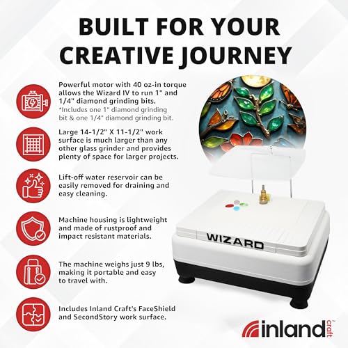 Inland Craft Wizard IV Glass Grinder