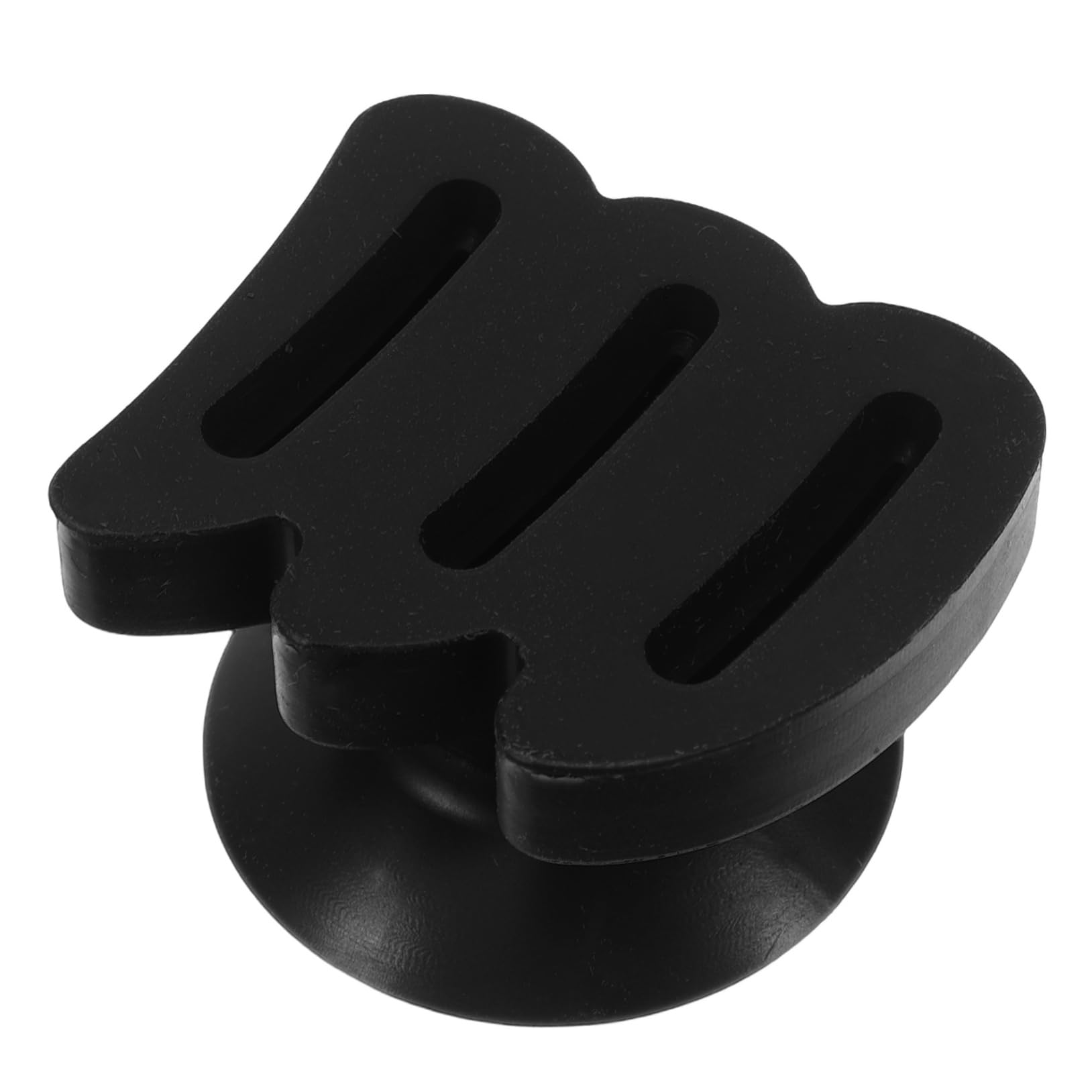 VANZACK Silicone Guitar Pick Holder Clip Lightweight Sucker Grip for Electric Classical Guitars Holds Picks for Musicians Black