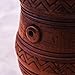 Oversized ceramic unglazed 20 oz handcrafted beer mug with handle Rustic Eco Friendly Stoneware clay milk cups Handmade coffee pottery for anniversary Big handthrown mugs Organic no glaze redware
