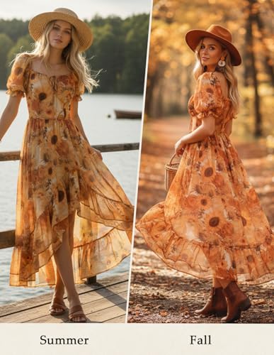 Image of Scarlet Darkness Corset Dresses for Women Summer 2026 Floral Wedding Guest Chiffon Sundress