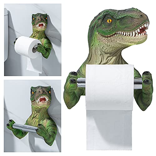 Rotolo di carta igienica da parete con dinosauro