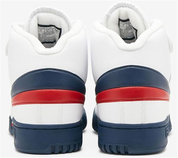 Fila Tênis masculino F-13v Lea/syn Fashion, Branco/azul marinho