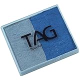 Tag Split-Cake 50g 2c Pearl Blue & Pearl Silver