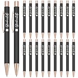 Tenare 20er Set Glücksstift Kugelschreibe Black Rosegold...