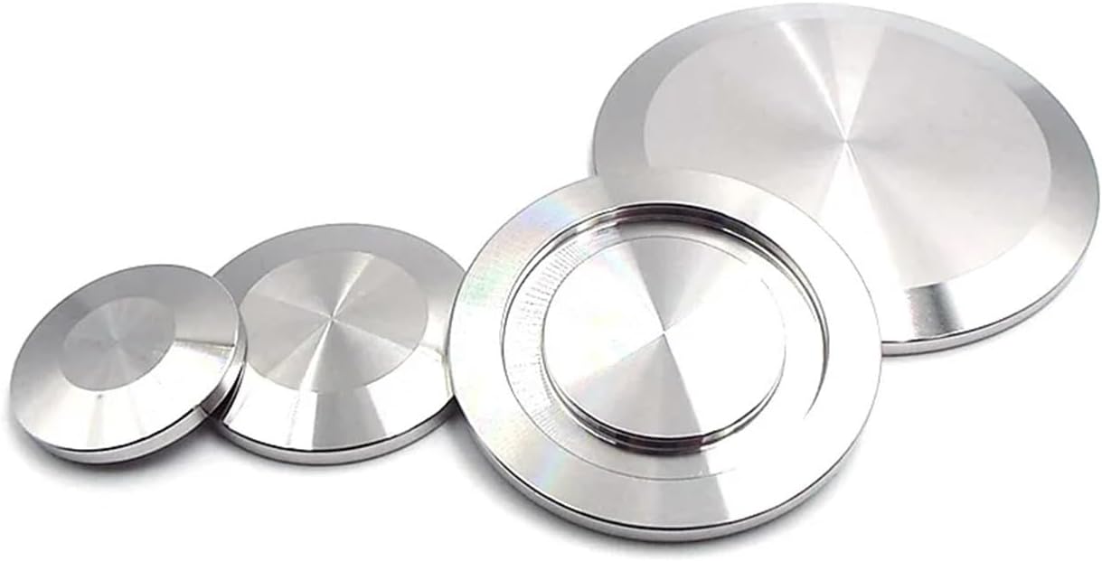 304Stainless Steel Blank Solid End Cap Vacuum Blind Plate Suitable for Reverse Osmosis Device and Vacuum Pipe Connector(KF16)