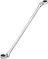 Vista 11 de DURATECH Llave de trinquete extralarga de cabeza flexible 8 * 9 mm, métrica, acero CR-V