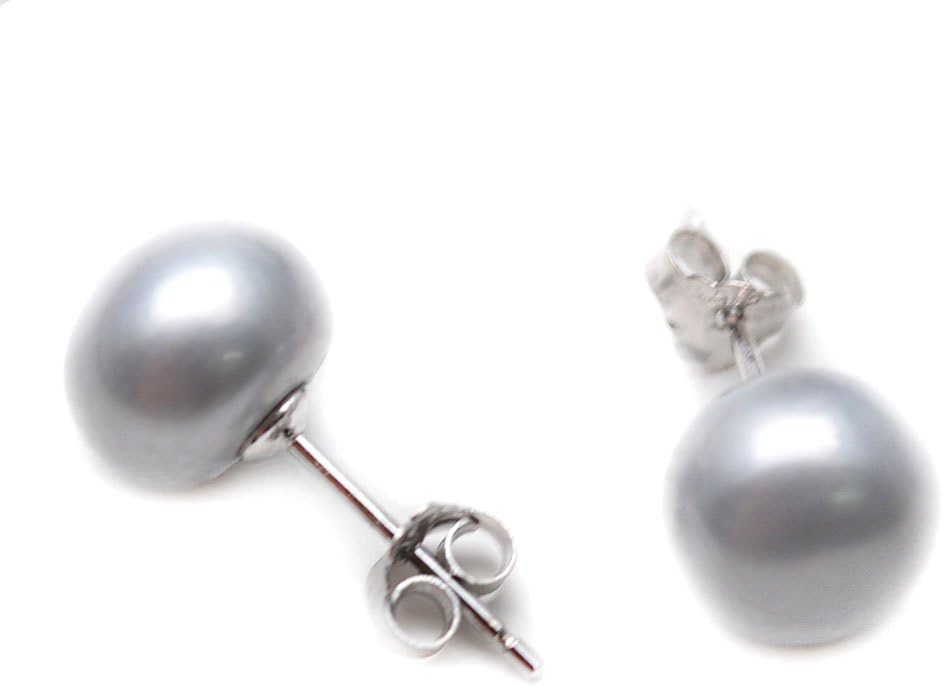 Cultured Fresh Water Pearl Stud Earrings Fashion Woman Jewelrys