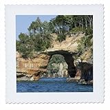 Square dimensions (in inches): 6 L x 6 W, image dimensions (in inches): 4 L x 4 W 100% poloyester; image is soft to touch. Made in USA Edges have pinking shear cut Image will not fade with washing. Image not a transfer, part of material