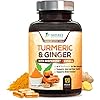 Turmeric-Curcumin-with-BioPerine-Ginger-95-Curcuminoids-1950mg-Black-Pepper-for-Absorption-Made-in-USA-Natural-Immune-Support-Turmeric-Ginger-Supplement-by-Natures-Nutrition-120-Capsules Turmeric Curcumin with BioPerine & Ginger 95% Standardized Curcuminoids 1950mg - Black Pepper for Max Absorption, Herbal Joint Support, Natures Tumeric Extract Supplement Non-GMO - 120 Capsules