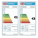 Teknix TKED64X 60cm Ceramic Double Oven Electric Cooker - Stainless Steel - Image 8
