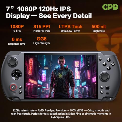 Image of GPD Win 5 [AMD AI Max+ 395-32GB+2TB] 7-inch 120Hz Display Mini Handheld Win 11 PC Game Console, Removable Battery, Radeon 8060S Graphics,1920X1080 Touchscreen Laptop Tablet PC (AI 395-32GB+2TB)