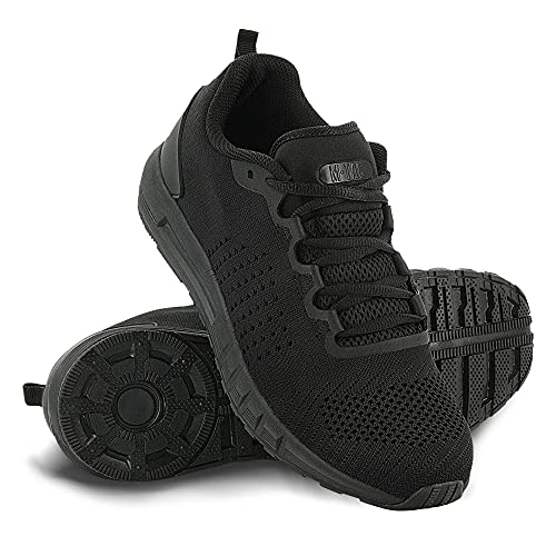 M-Tac Breathable Mesh Sneakers Athletic Sport Training Shoes (Black, 12.5 US)