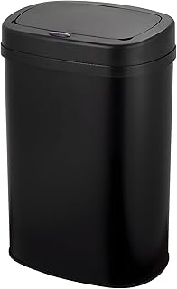 Five Stars® Mülleimer mit Sensor - 60 Liter - Edelstahl - Küche - Schwarz