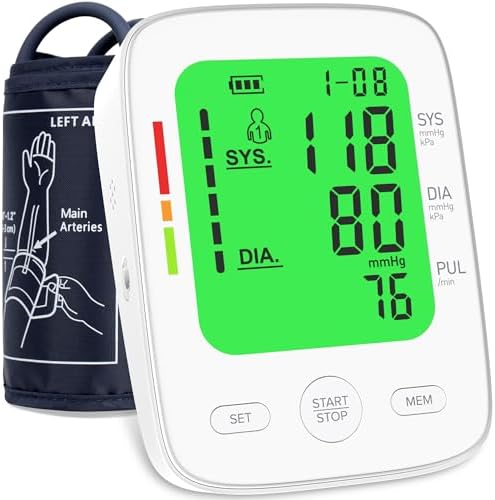 Blood Pressure Monitor for Home Use, Automatic Upper Arm Blood Pr...