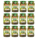 Hengstenberg Crunchy Gherkins, 24.3 Ounce (Pack of 12)
