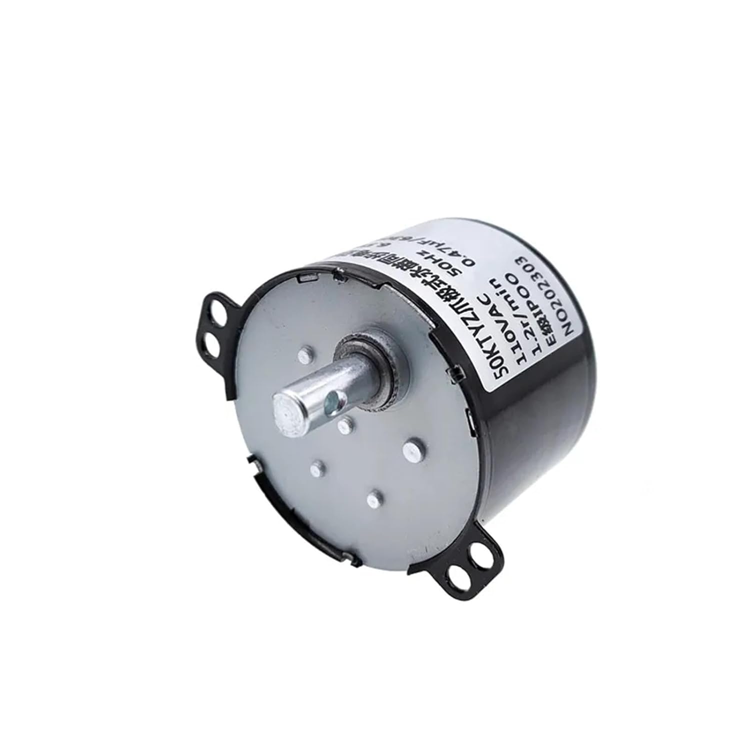 50KTYZ AC 110V/120V/127V Permanent Magnet Motor 6W Speed Reducer Motors Positive Negative Inversion 1Pcs(110VAC-80rpm)