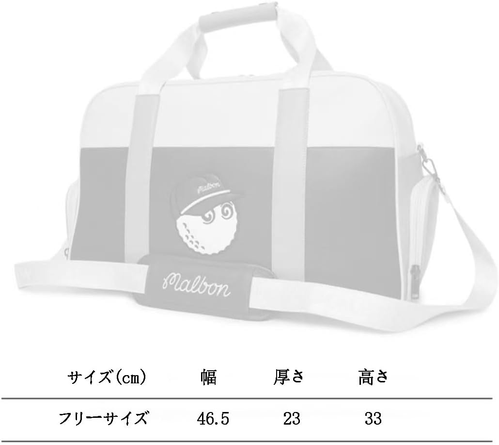 Amazon | ゴルフ ボストンバッグ メンズ 大容量 軽量 ぼすとんばっ PU