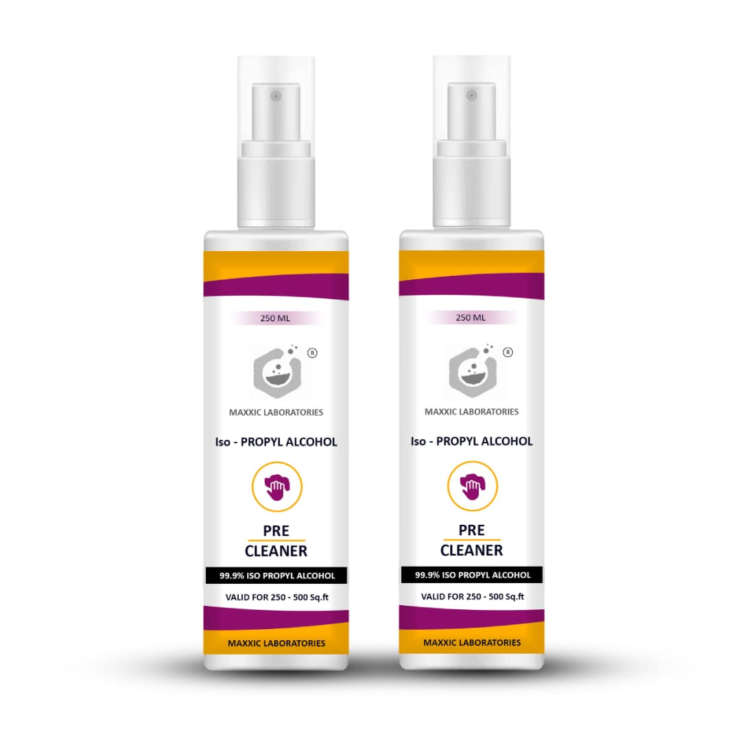 Maxxic Laboratories Isopropyl Alcohol 99.9% Pure Spray [(CH3)2-CH-OH] CAS: 67-63-0] - Pure propylene, Home Medical Surgical, Dust Remover and Hospital Use (250 Ml,Pack of 2) (B0BP6KPWLQ) Amazon Price History, Amazon Price Tracker