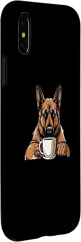 Miniatura 6 de iPhone 12 Pro Max Dog Breed Coffee - Funda de pastor alemán