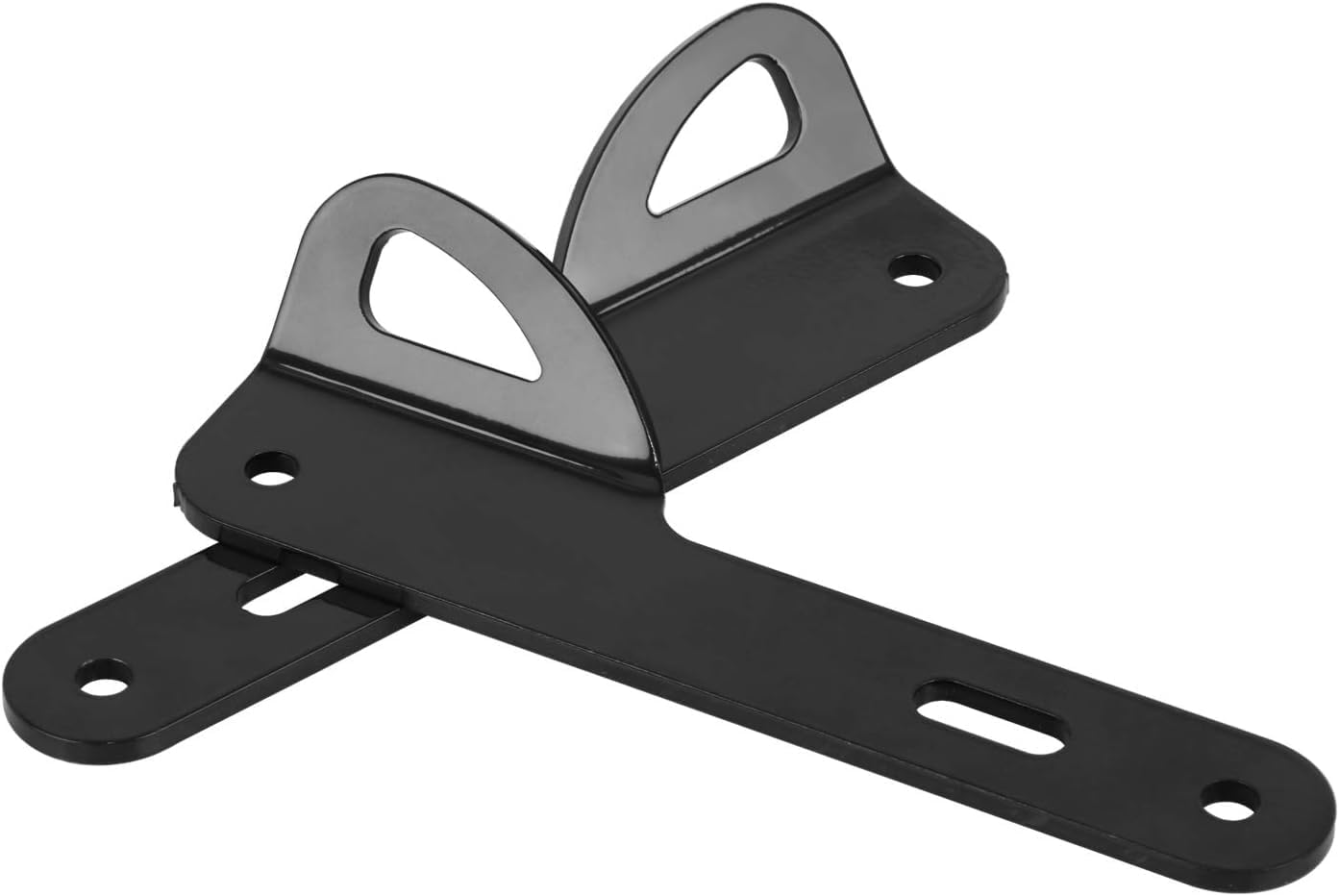 Heavy Duty Tie Down Ring Brackets Front Fork Mount Anchor Points for Trailer Hauling & Lift Service Compatible for 2014-2023 Harley Touring Street Glide, Electra Glide, Ultra Glide, CVO (Chrome)
