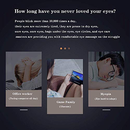 Masseur électrique pour les yeux avec compression de chaleur et vibration - 3