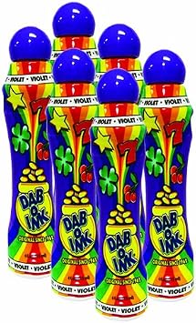 Six Pack 4oz Violet Bingo Dauber