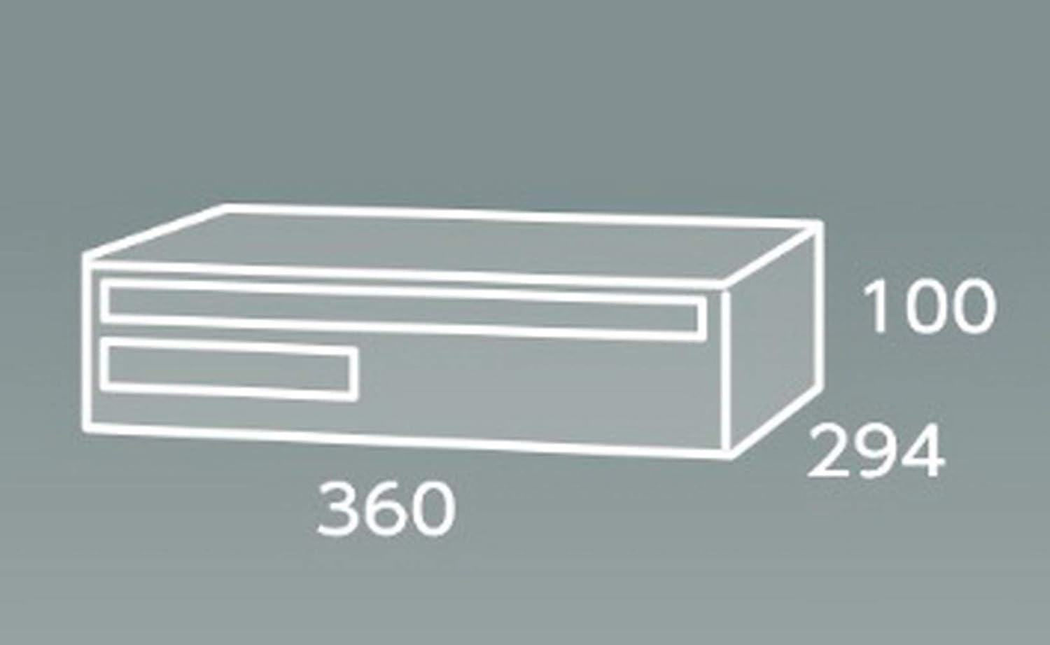 Tajima Metal Work Mailbox F3054T-2, Body Depth 7.9 inches (20 cm), Body Height 11.6 inches (29.4000000000000000000000000000000000000000