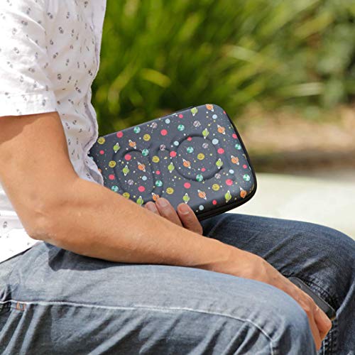 Glucology Diabetic Travel Case - Organizer for Blood Sugar Test Strips, Medication, Glucose Meter, Pills, Tablets, Pens, Insulin Syringes, Needles, Lancets (Planets, Classic)