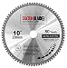 Produktbild Saxton TCT25080TMB Kreissägeblatt zum Schneiden von Stahl, Aluminium, Kupfer, Metall, 250 mm x 80 Zähne, für Bosch, Makita, Dewalt, Evolution, passend für 255-mm-Sägen
