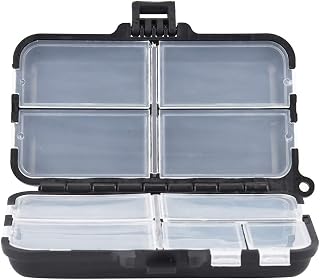 ZJchao Fishing Tackle Box with Transparent Lids, DualLayer for Hooks, Lures & Accessories - Lightweight and Portable Storage Solution for Anglers