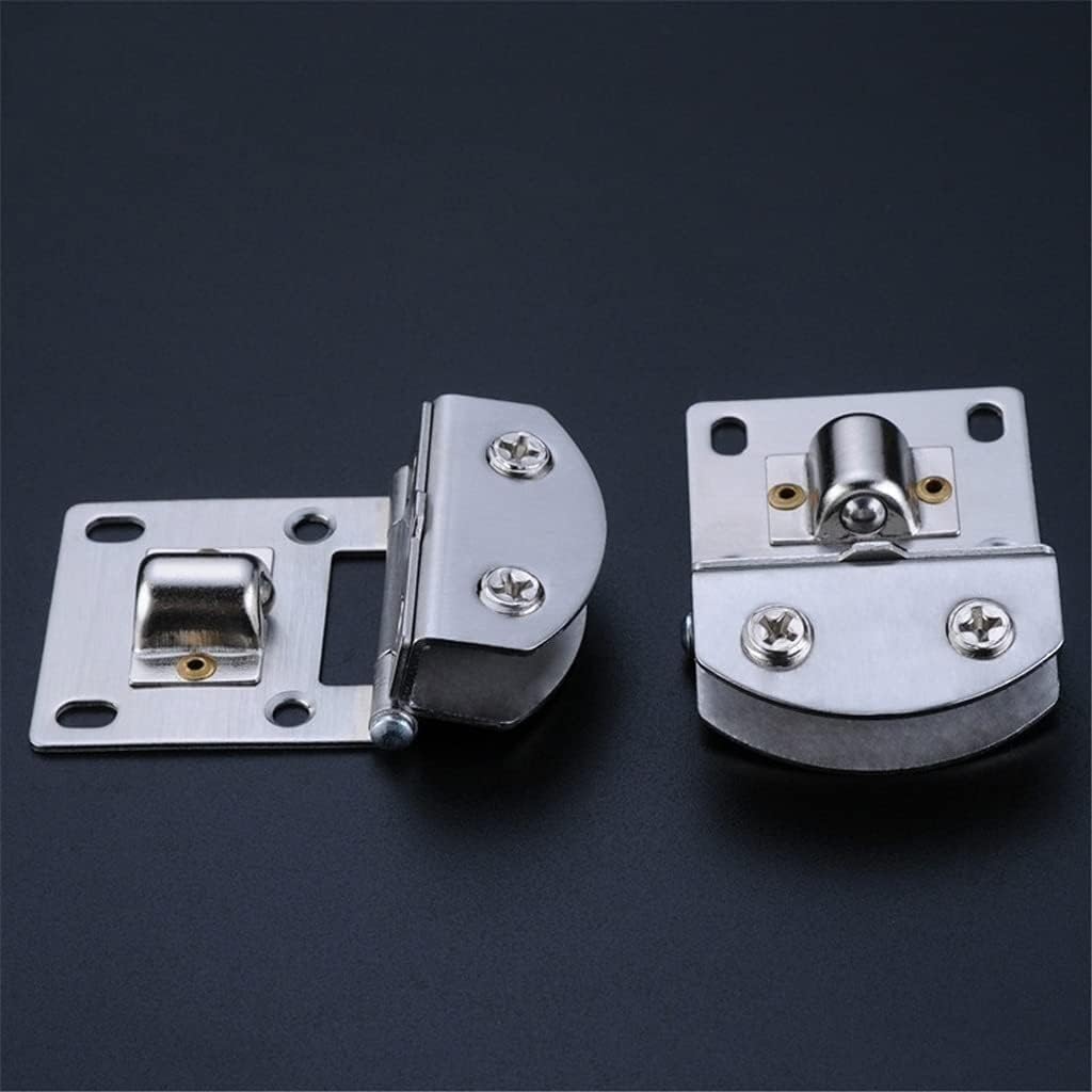EFARMA Glass Door Hinge, 5-9mm Glass Door Hinge Clamps Stainless Steel Wine Cabinet Bread Cabinet Cupboard Cabinet Gate Clip Door Hinges for