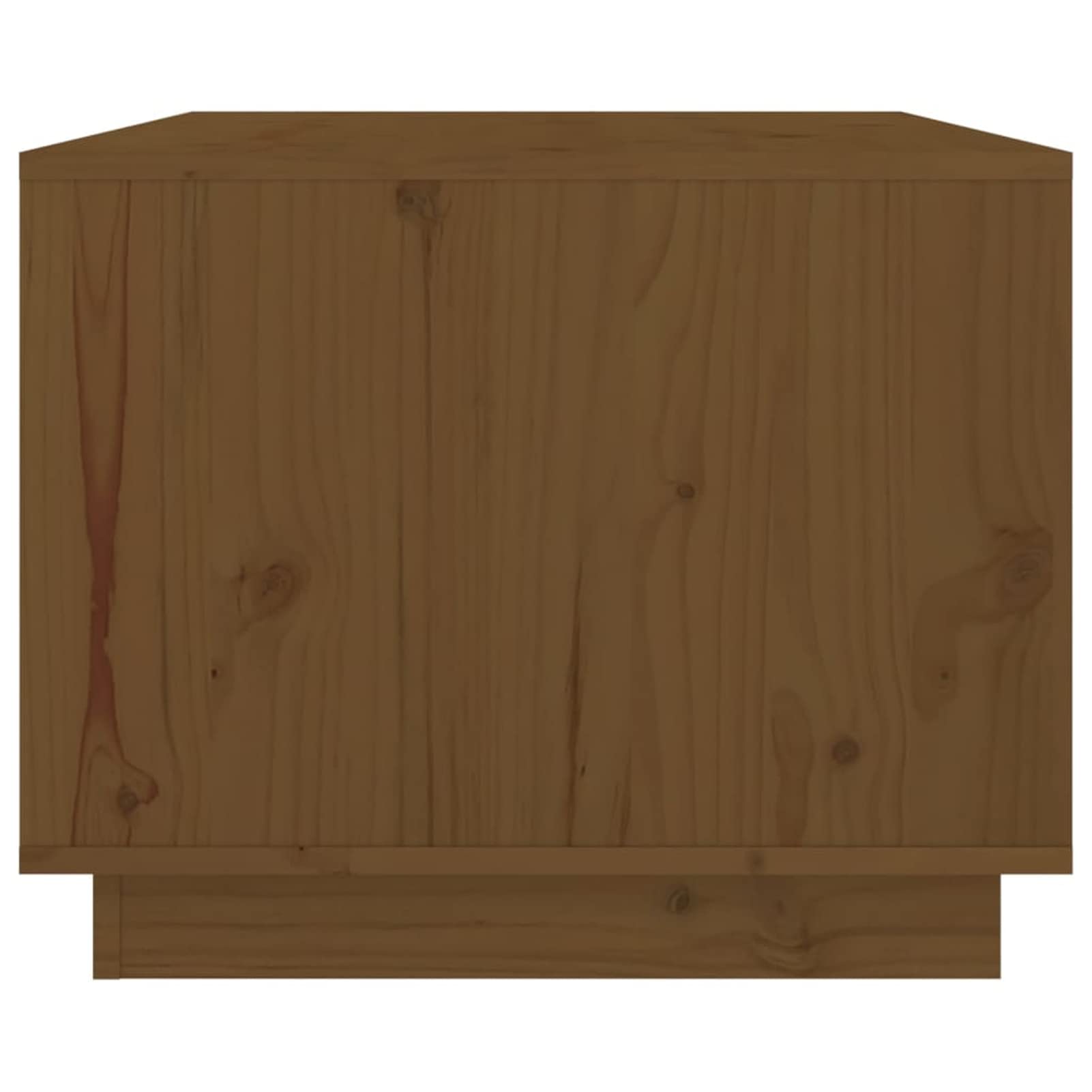 Homgoday Stolik kawowy z litego drewna sosnowego brązowy Miód 80 x 50 x 40 cm, Konsola pomocnicza Stolik do salonu Stolik kawowy Herbata Kawa Sofa Salon Meble Typ 1 Stoliki kawowe