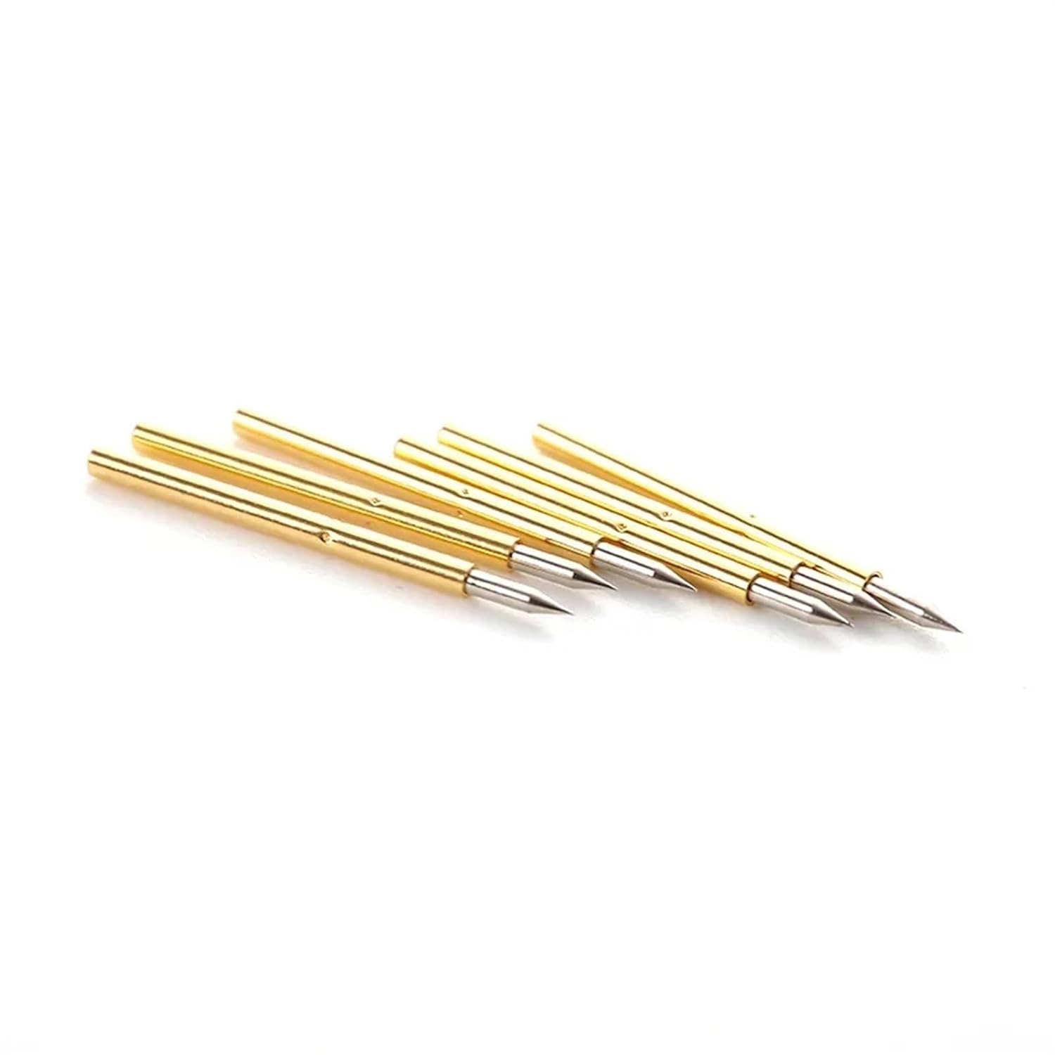100PCS/Pack P75-B1 Pointed Spring Test Pin Outer Diameter 1.02mm Length 16.35mm PCB Probe