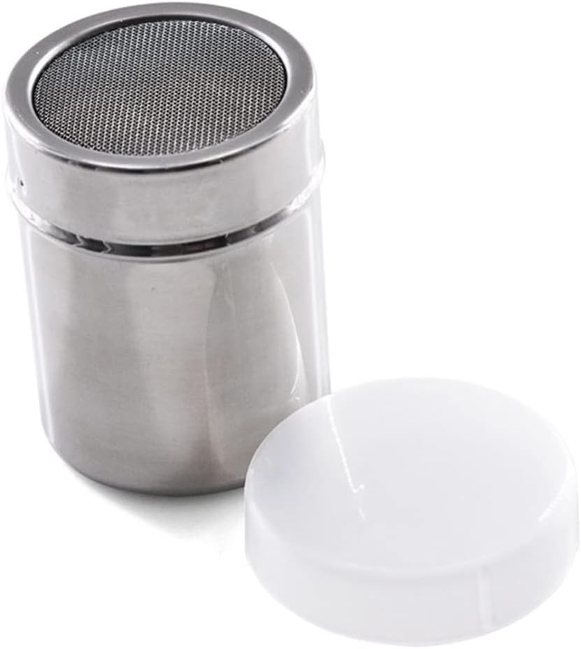 Stainless Steel Pepper Shaker Can for Icing Sugar Chocolate Baking