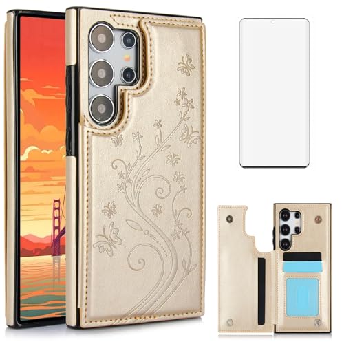 Coque Samsung Galaxy S25 Ultra Asuwish finition dorée haut de gamme