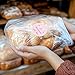 Acetiamin Handmade with Love Stickers Roll, 1.5 inch 500 PCS Pink Baked with Love Stickers, Homemade with Love Stickers for Baked Goods, Bakery Bread Cookie Packaging, Small Businesses